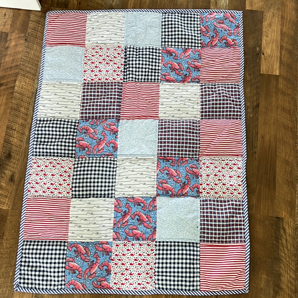 Vineyard Vines for Target baby blanket